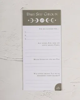 Oh Shanti Oh Shanti Achtsamkeitsblock Daily Self Check in – Produktbild 1 von 1