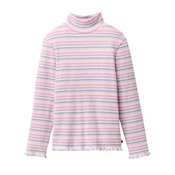 People Wear Organic People Wear Organic Langarm Shirt, bunt geringelt, Bio-Baumwolle – Produktbild 1 von 2