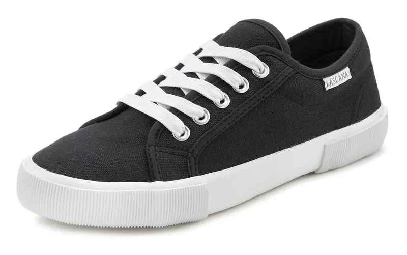 Lascana Sneaker schwarz, Schwarz, – Produktbild 2 von 3