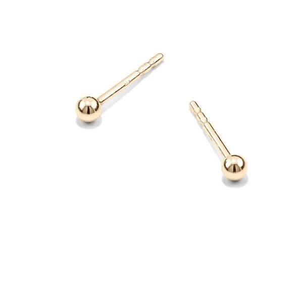 Jonathan Radetz Jewellery Jonathan Radetz Jewellery Stecker fineSPHERE & SPHERE, Gold 585, 14 Karat, Handmade in Germany – Produktbild 1 von 2