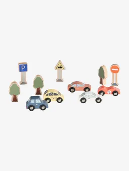 Vertbaudet 5er-Set Kinder Spielzeugautos mit Zubehör – Produktbild 1 von 1