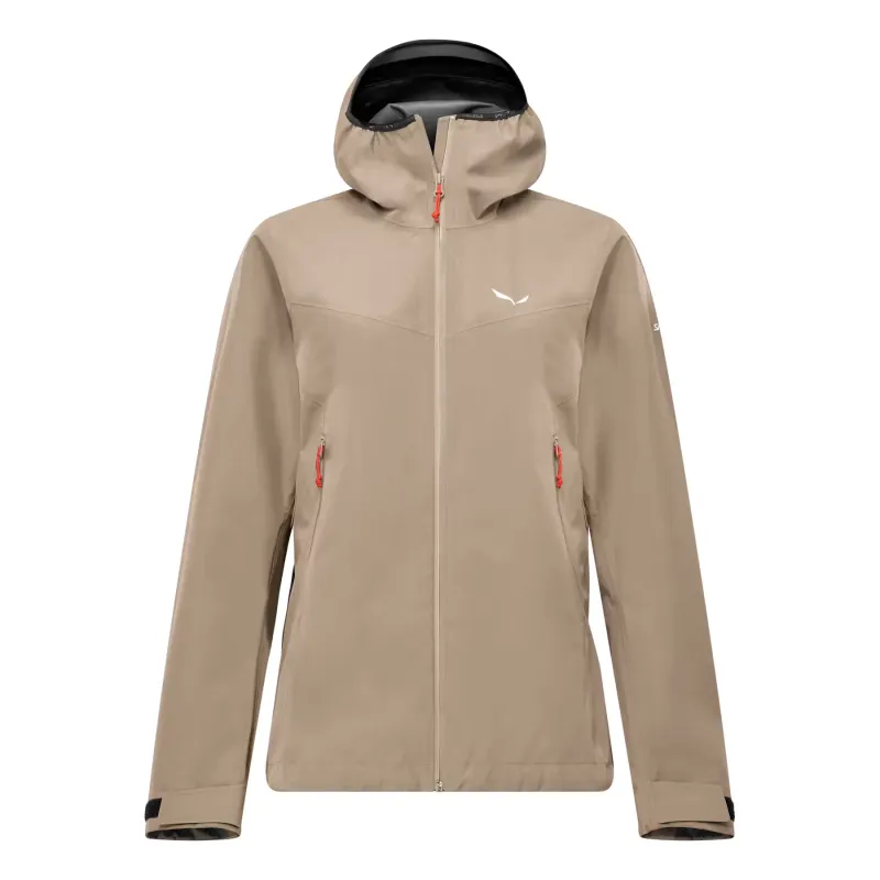 Salewa Kapuzenjacke für Damen Salewa Puez GTX 3 Layers, Beige, – Produktbild 1 von 1