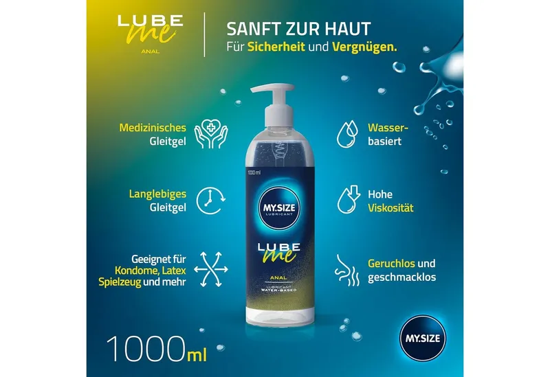 MY.SIZE Analgleitgel Lube Me Anal, Gleitmittel extra viskos, wasserbasierend – Produktbild 3 von 5