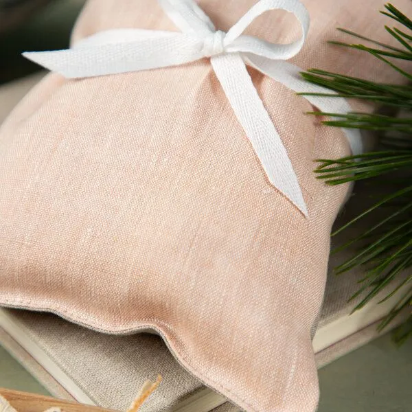 nahtur-design nahtur-design Zirbenkissen aus Bioleinen, Apricot, – Produktbild 3 von 4