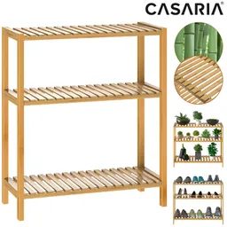 Casaria® Standregal Badregal Bambus 66x58x26cm – Produktbild 1 von 1