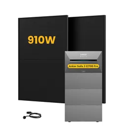 Anker Anker SOLIX Solarbank 3 E2700 Pro, mit 2 x 455W Bifaziale Solarmodule, by Powerness - 10.8kWh / ohne Zubehör / Standardversand – Produktbild 1 von 1