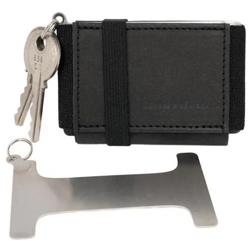 ANDERS & KOMISCH ANDERS & KOMISCH Kleines Portemonnaie mit Schlüsselanhänger für 1-3 Schlüssel, Schwarz, – Produktbild 3 von 6