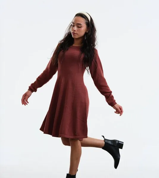 Gary Mash GARY MASH Strickkleid Amber aus Biobaumwolle, Kastanie (rotbraun), – Produktbild 4 von 4