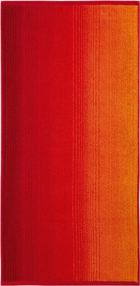 dyckhoff dyckhoff Handtücher Colori, Walkfrottee (1-St), mit Farbverlauf, Rot, – Produktbild 2 von 5