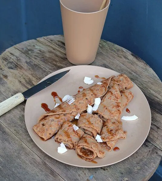 Zuperzozial Zuperzozial Frühstücksteller 20 cm aus nachwachsenden Rohstoffen, Toffee, – Produktbild 4 von 4