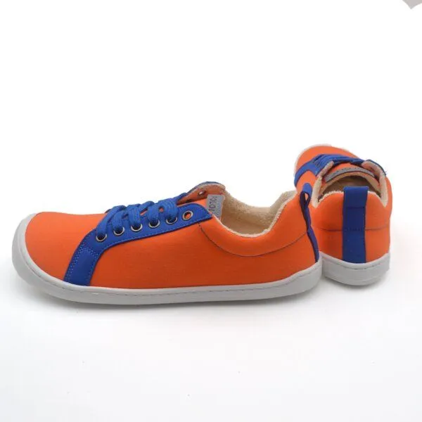 Pololo Pololo Plus Barfuß Sneaker Baumwolle, unisex, Orange, – Produktbild 2 von 4