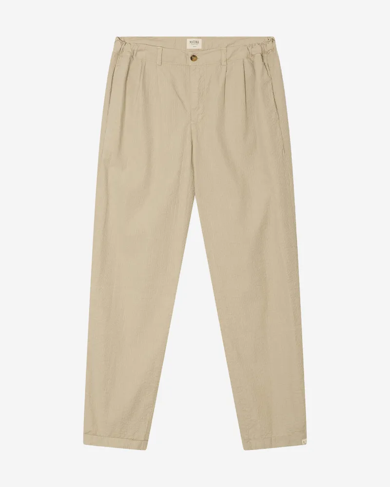 MATONA MATONA Herren vegan Hose Seersucker Sand, Beige, – Produktbild 1 von 2