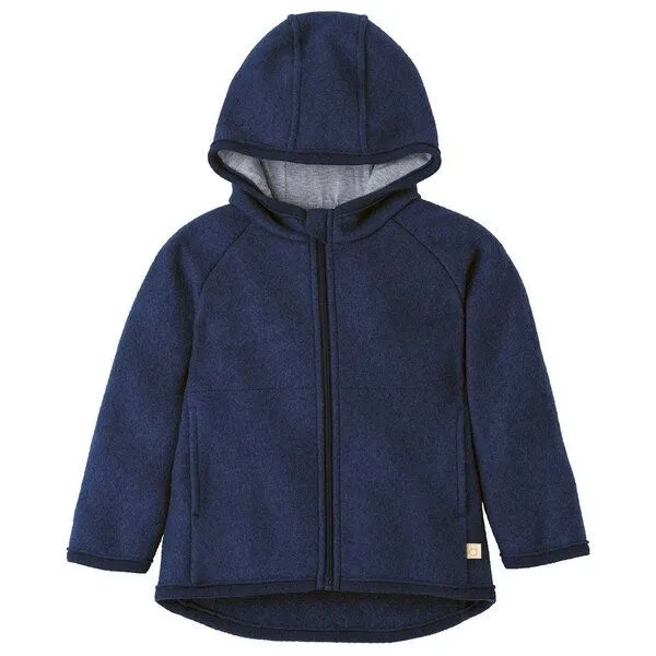 Disana Disana Kinder Walk-Jacke Zipp kbT-Merino Schurwolle, Softpink, – Produktbild 2 von 2