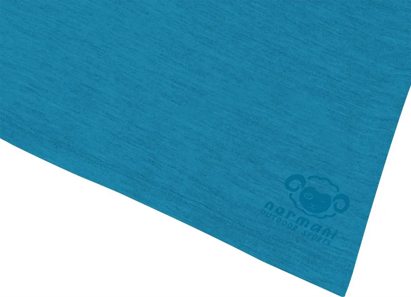 normani Funktionsshirt Kinder Merino Langarm Broome Thermounterwäsche aus 100% Bio-Merinowolle für Junge und Mädchen, Blau, – Produktbild 5 von 5