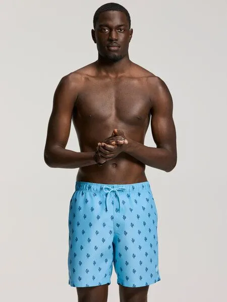 Shiwi Shiwi Herren Badeshort | recycelt | Sketched Coral, Blue sky, – Produktbild 2 von 4