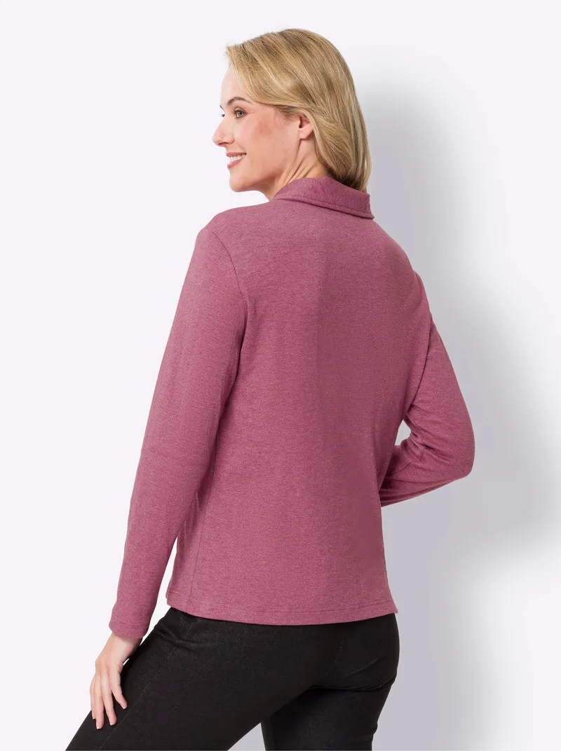 Witt Sweatjacke, Malve-meliert, – Produktbild 2 von 2