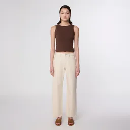 DAWN DAWN - Damen Jeans ASH Barrel Leg Cutline Minimal Stretch DAWN Bio-Baumwolle – Produktbild 1 von 1
