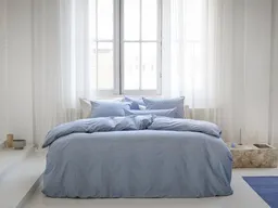 Yumeko Kissenbezug Chambray "Yumeko" aus Baumwolle TENCEL – Produktbild 1 von 1