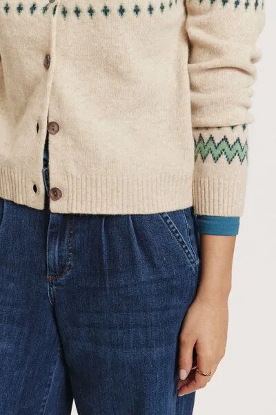 Tranquillo Tranquillo Cardigan Leonaa aus Schurwolle, Off-white, – Produktbild 5 von 6