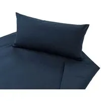 Cotonea Cotonea Bio Feinsatin-Bettwäsche Premium, Azurblau (blau), – Produktbild 1 von 1