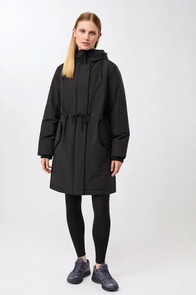 LangerChen LangerChen Parka locker geschnitten und wattiert, Black (schwarz), – Produktbild 3 von 4