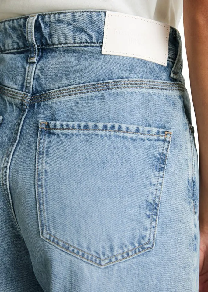 Marc O'Polo DENIM Weite Jeans aus leichter Bio-Baumwoll-Qualität, Blau, – Produktbild 4 von 5