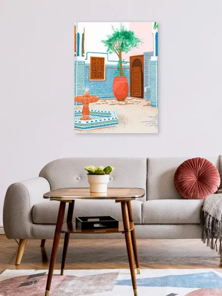 Photocircle Photocircle Poster / Leinwandbild - Moroccan Villa – Produktbild 2 von 4