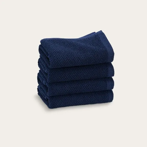 Kushel Towels Kushel Towels The Guest Set - Handtuchset aus Biobaumwolle und Holzfaser, Ocean blue, – Produktbild 1 von 4