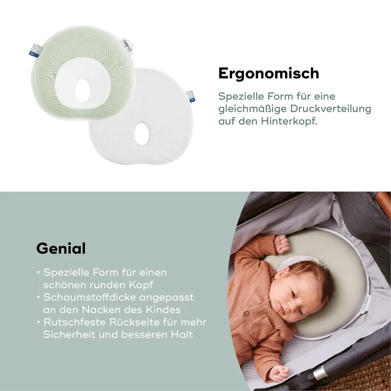 Babymoov Babymoov Kopfkissen Cosyhead, Gruen, – Produktbild 3 von 3