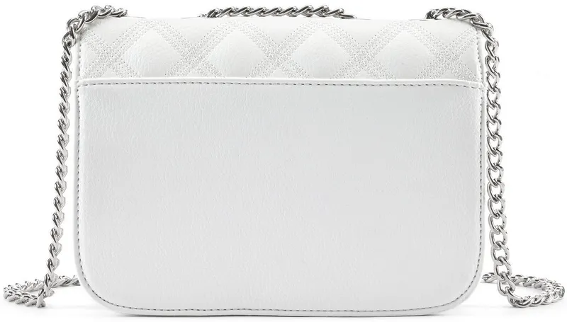 Lascana Lascana Umhängetasche Minibag, Schultertasche, Henkeltasche, Crossbody Bag, Handtasche Damen zum Umhängen, mit Kettenhenkel, Weiß, – Produktbild 3 von 5