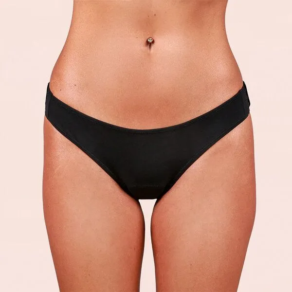 Taynie Periodenunterwäsche mit Verschluss Biozidfrei 60°C TAYNIE SWIFT EXTRA STARK, 3er pack schwarz, – Produktbild 2 von 4