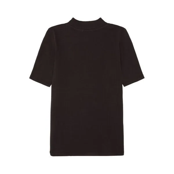 KnowledgeCotton Apparel KnowledgeCotton Apparel Rib T-Shirt HIGH NECK aus Bio-Baumwolle ROC/GOTS/Vegan, Braun (chocolate-torte), – Produktbild 1 von 2