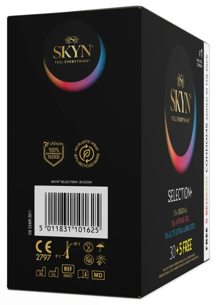 SKYN Kondom-Mix „Selection+ 30+5free“, latexfrei, Transparent, – Produktbild 2 von 4