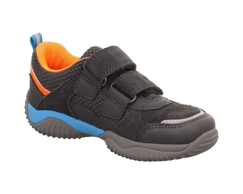 Superfit Superfit Storm Outdoorschuh Stylischer und robuster Sneaker für Jungen, ideal für Freizeit und, Grau|orange, – Produktbild 5 von 5
