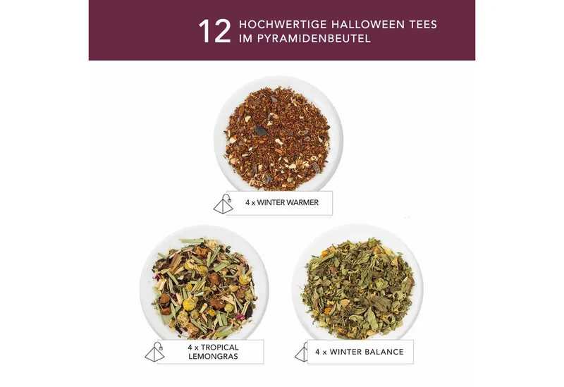 English Tea Shop English Tea Shop Tee Geschenk "Halloween" BIO, 12 Pyramiden Beutel – Produktbild 4 von 5