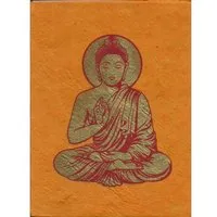 Just Be Just Be Briefkarte Buddha, Orange, – Produktbild 1 von 1