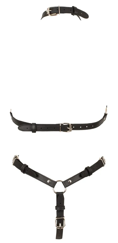 Bad Kitty Harness-Body, mehrfach verstellbar, Schwarz, – Produktbild 5 von 5