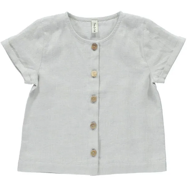 PETER JO PETER JO Baby Top Petunia aus Leinen, Creme, – Produktbild 1 von 2
