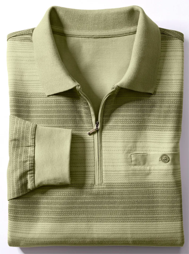 marco donati Langarm-Shirt schilf-gestreift, Schilf-gestreift, – Produktbild 1 von 2