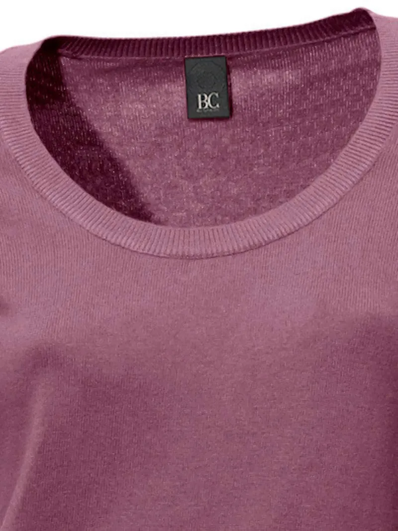 heine Rundhalspullover mauve, Mauve, – Produktbild 1 von 2