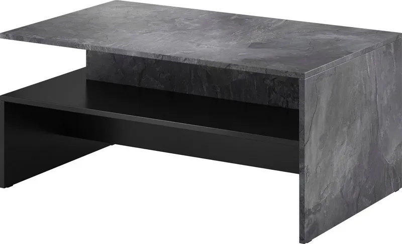 OTTO home Couchtisch Baros, 100 x 60 cm, Schwarz, – Produktbild 2 von 5