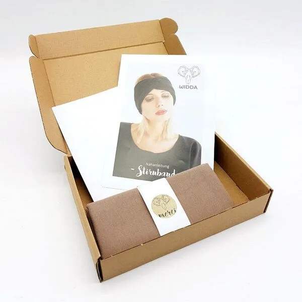 WiDDA berlin WiDDA berlin DIY Stirnband Nähset Uni, Beige, – Produktbild 1 von 3