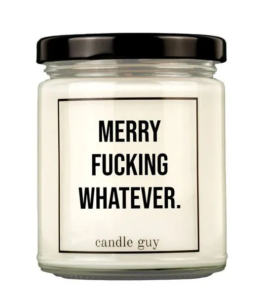 Candle Guy Candle Guy Duftkerze Merry Fucking Whatever aus Sojawachs – Produktbild 1 von 3