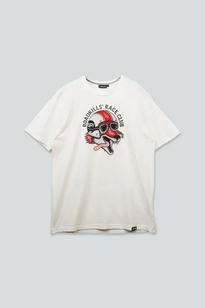 LAKOR LAKOR T-Shirt aus Bio-Baumwolle - Roadkills' Race Club - Starwhite – Produktbild 2 von 3