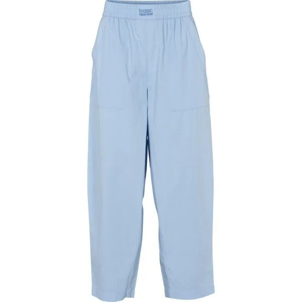 Basic Apparel Basic Apparel Lockere Hose TILDE aus Bio-Baumwolle, Hellblau (frozen) fjord, – Produktbild 1 von 3