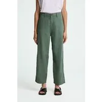 Kings Of Indigo Kings of Indigo Damen vegan Hose Leila Dunkel Waldgrün – Produktbild 1 von 1