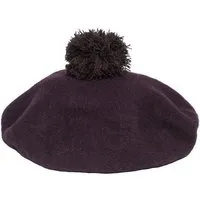 Silkroad - Diggers Garden Silkroad - Diggers Garden SILKROAD Baskenmütze ERICA Franzosenmütze mit Bommel aus 100% Wolle, Aubergine, – Produktbild 1 von 1