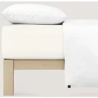 Schlafgut Schlafgut Spannbettlaken Casual Organic - 100% Biobaumwolle, Off white, – Produktbild 2 von 6