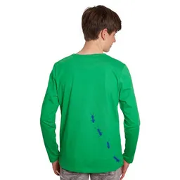 HANDGEDRUCKT HANDGEDRUCKT "Ameisen" Männer Longsleeve – Produktbild 1 von 1