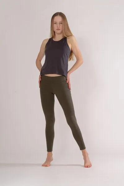 YOIQI YOIQI Tank Top Short, Schiefer(grau-braun), – Produktbild 1 von 1